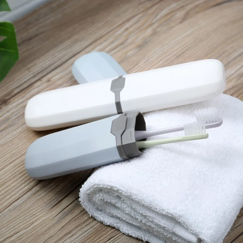 1pcs Portable Toothbrush Box Wheat Straw Travel Cup Toothpaste Case Holder Storage Pencil Container Outdoor Product | Дом и сад