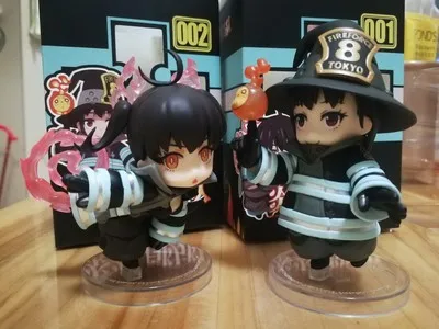 Judai Original QINGCANG Studio Fire Force Anime Fire Brigade of Flames  Tamaki Kotatsu Maki Oze Cute PVC Action Figure Doll Toys