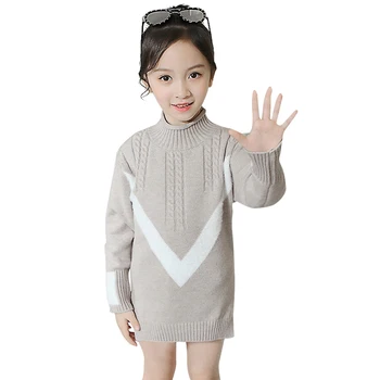 

Girls Sweaters Patchwork Cardigan For Girl Geometric Cardigans For Children Spring Autumn Children's Cold Clothing 6 8 10 12 14