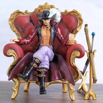 

Anime One Piece P.O.P XL Dracule Mihawk PVC Figure Collectible Model Toy Brinquedos Figurals