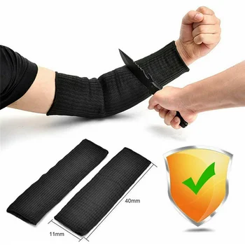 

1 Pc Protection Sleeve Kevlar Arm Pair Cut Burn Resistant Safety Kitchen Garden Work Anti Abrasion Arm Resistant Oversleeve