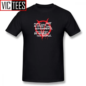 

Mens V For Vendetta T Shirts V For Vendetta T-Shirt Summer Plus size Tee Shirt Awesome 100% Percent Cotton Mens Tshirt