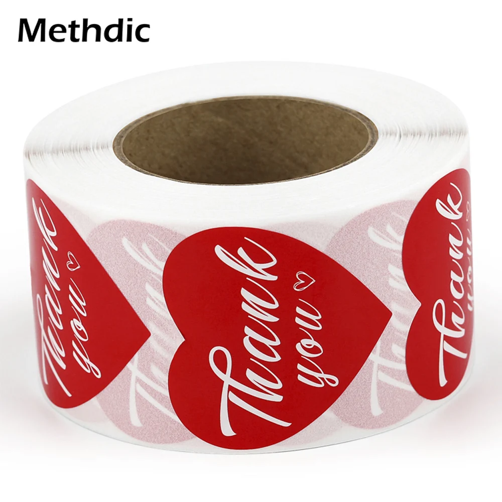 

Methdic High Quality Sticker Label Thank You for Gift