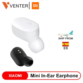 

Xiaomi Mini Bluetooth Earphone Wireless Bluetooth 4.1 Earphone In-Ear IPX4 Waterproof One Button Smart Control For Mi9 Note 7