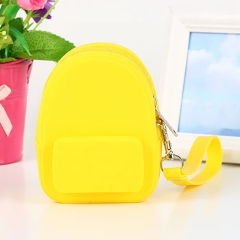 

Lovely Silicone headphones bag portable Storage bag Coin Purse Children candy color Key bag