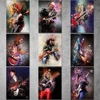 Great Paintings of Famous Guitarists Printed on Canvas 1