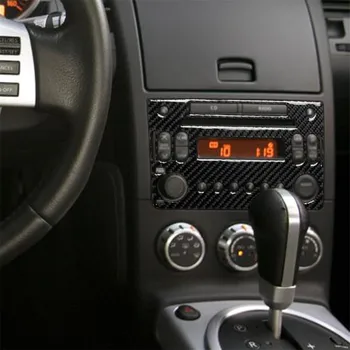 

Carbon Fiber Central Control Panel Sticker Steering Wheel Ventilation Opening Lift Panel Decorative For Nissan 350Z Glass Lift