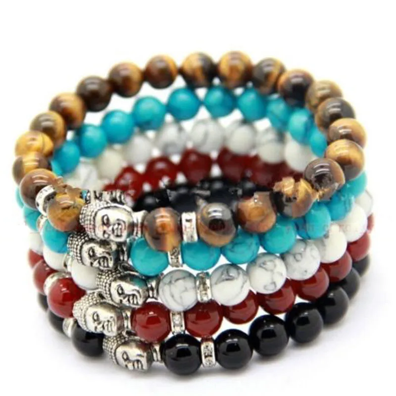 7 Chakra Bracelet Men Black Lava Healing Balance Beads Reiki Buddha Prayer Natural Stone Yoga Bracelet For Women 2020 Newst