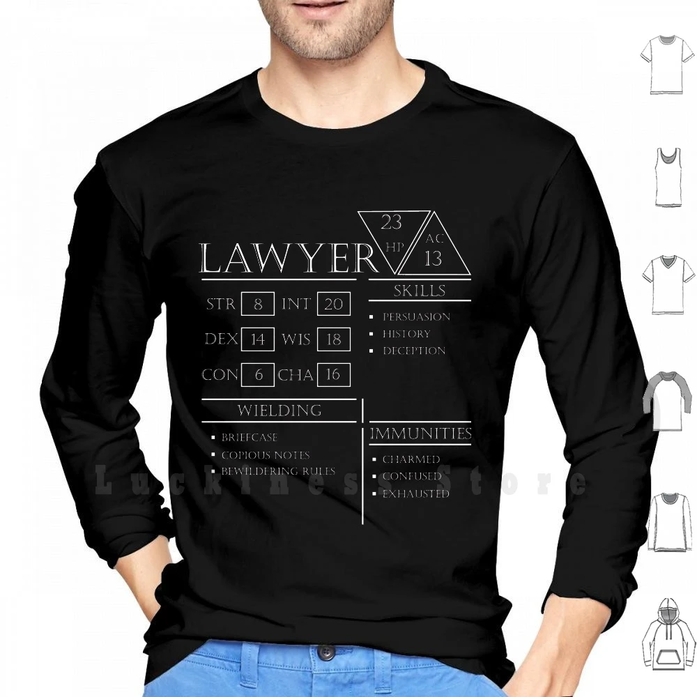lawyer stats character sheet white hoodies long sleeve 5e fifth edition and dragon d d dnd class subclass ability hoodies sweatshirts aliexpress