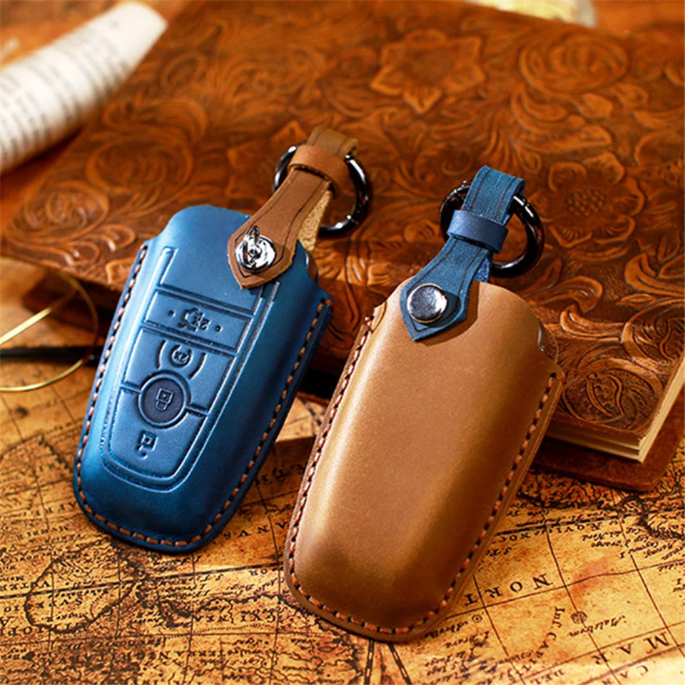 2019 custodia anti-caduta per chiave Auto per Ford Fusion Mondeo Mustang Edge Expedition EXplorer 2018 Auto Shel portachiavi Car-Styling - H0d51513e5ff8453f89110f1b6578bc1aq