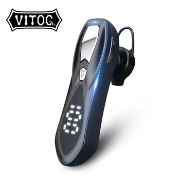 

F9 Wireless Bluetooth Headset V5.1 Digital Capacity with Mic Handsfree Wireless Bluetooth headset Ear Hook For Phone Headphone