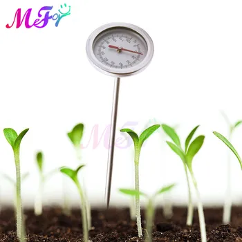 

50cm Metal Probe Soil Temperature Measuring Sensor Tester Kitchen Thermometer Thermograph Garden Water Plant Flower Soil Meter