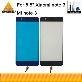 

Axisinternational 5.5" For Xiaomi note 3 Mi note 3 touch panel digitizer front glass with fingerprint flex cable with tools