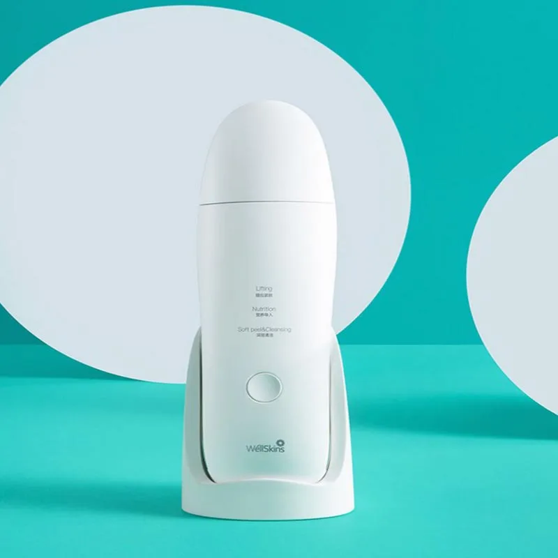 Xiaomi Wellskins Cleaning Beauty Instrument Ultrasonic Facial Skin ...