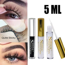 Pegamento de secado rápido para pestañas, pegamento de extensión de pestañas postizas de larga duración, adhesivo de belleza impermeable, herramientas de maquillaje, pegamento para pestañas, 5ML