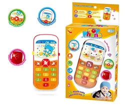 ZUOFAN – téléphone portable musical pour enfants, jouet éducatif conçu pour l'apprentissage de la musique de dessin animé, cadeau pour bébé 
