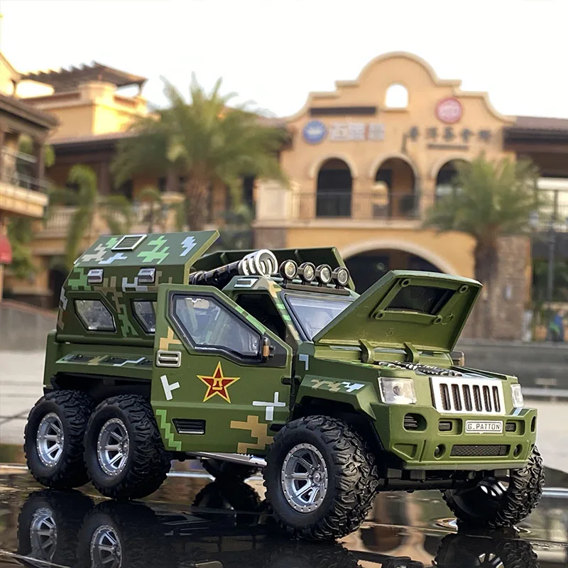 Модель автомобиля 1:24 джипы сплав Взрывозащищенная модель Off-модель дорожного