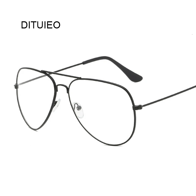 Роскошные брендовые дизайнерские авиационные очки с большой оправой для женщин и мужчин, винтажные металлические двойные очки, большие очки с прозрачными линзами, тонкие
