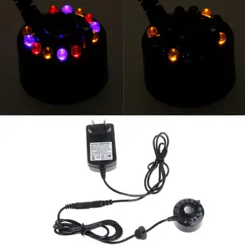 

SOLLED 3.5CM Small Diameter Dc Electronic Atomizer Head 6LEDs 16MM Energy Conversion Tablet Hot Wheels Mist Maker With Adapter