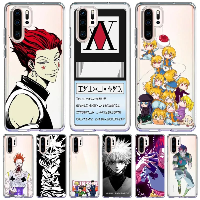 Чехол из ТПУ для телефона Hunter x HXH Anime X hunter 3 Suave чехол Huawei P10/20/30 Lite Plus Mate20 30 Pro |