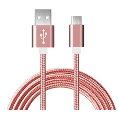 1 м нейлон 5Pin Micro usb-кабель для передачи данных(синхронизации) и зарядки и кабель для зарядного устройства для samsung Galaxy Tab S2 8,0 SM-T719/S4 S3 S2 E7 E5 A7 A5 Note 5 4 2 - Цвет: 1mPink