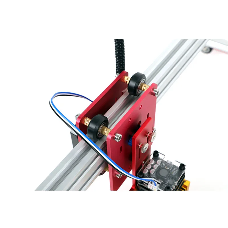 CNC 4545 гравировальный станок полностью металлический DIY 45*45 см 5500 МВт 15000 МВт деревянный лазерный гравировальный станок для резки, Benbox GRBL EleksMaker