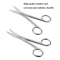 Animal Veterinary Vet Medical Stainless Steel Surgical Scissors Straight curved Tip Scissors Farming Tools 2