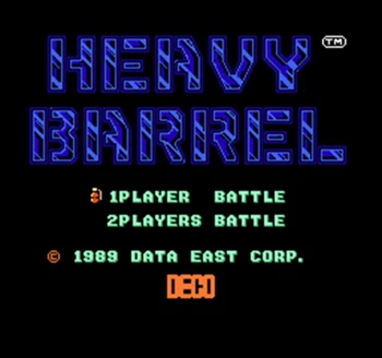 

Heavy Barrel 60 Pins English Version Game Cartridge for 8 Bit 60pin Game Console
