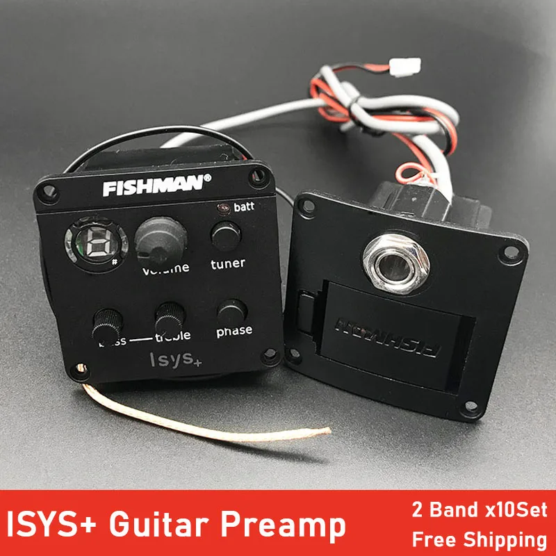 10 комплектов ISYS + Акустическая гитара Pream 2 группы фольклорная EQ эквалайзер