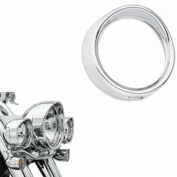 

Replacement Fog Light Trim Parts Auto Chrome Metal Decorate Ring Visor