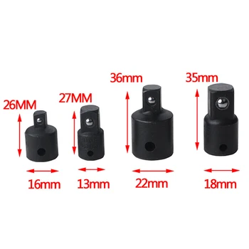 

4pcs 1/4 3/8 1/2 Ratchet Socket Wrench Adapter Spanner Set Converter Drive Reducer Air Impact Wrench Keys Tools Set