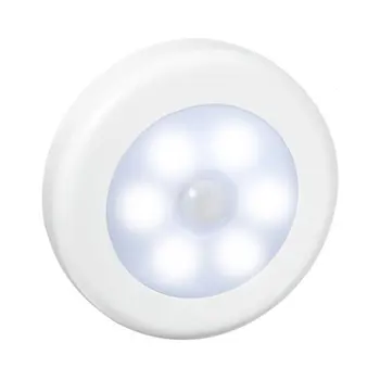 

6 Pir Infrared Led Motion Sensor 6 Led Night Light Wireless Detector Wall Light Auto Lamp On Off Battery Cabinet