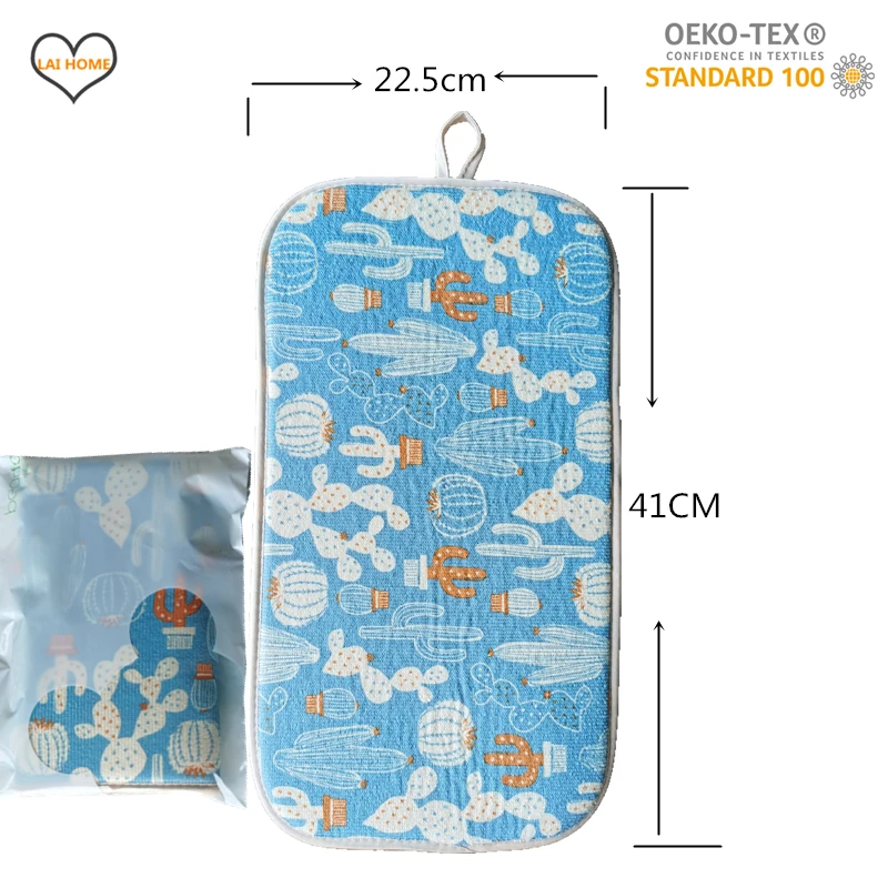 

Microfiber Dish Drying Mat For Kitchen Absorbent Dry Dishes Pad Multifunctional Blue Cactus Table Mats For Tableware Drying Mat