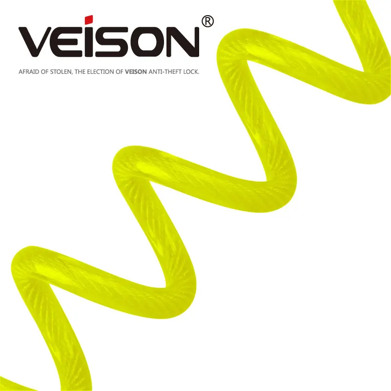 VEISON, 150 см, мотоциклетная сигнализация, дисковый замок, безопасность, анти вор, мотоциклетный дисковый замок, напоминание, катушка, кабель, защита велосипеда
