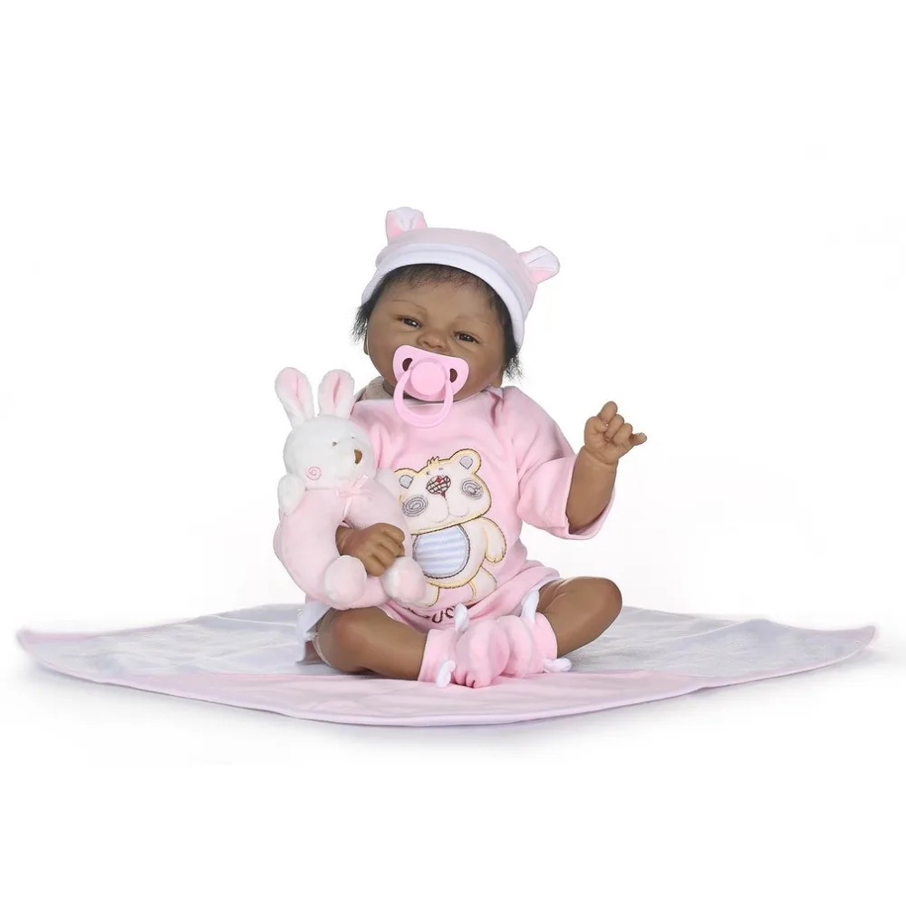 

Simulation Baby Soft Silicone Doll Cute Lifelike Non-toxic Full Body NEWborn Doll Parenting Toys Kids Playmate 40cm