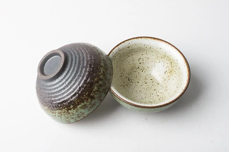 50 мл Винтаж в японском стиле грубая керамика ржавчины глазурь чайная чашка пуэр мастер чашка Керамические ремесла чайный набор кунг-фу ручной работы Саке чаши