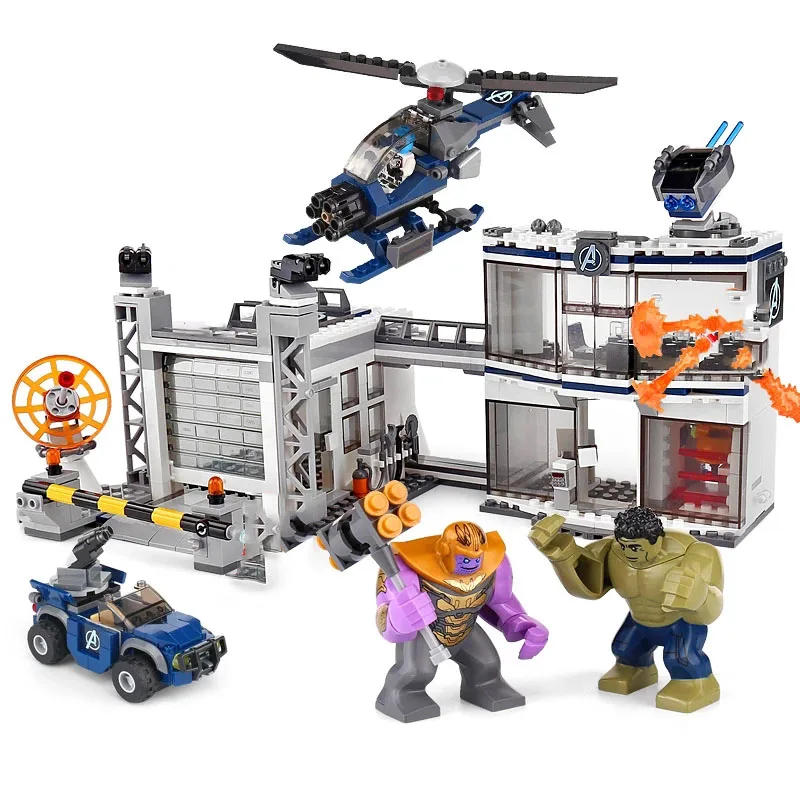 

New Superheroes Avengers 4 Marvel Building Blocks Toys Compatible Legoed Technic Educational Toys For Children Christmas Gifts
