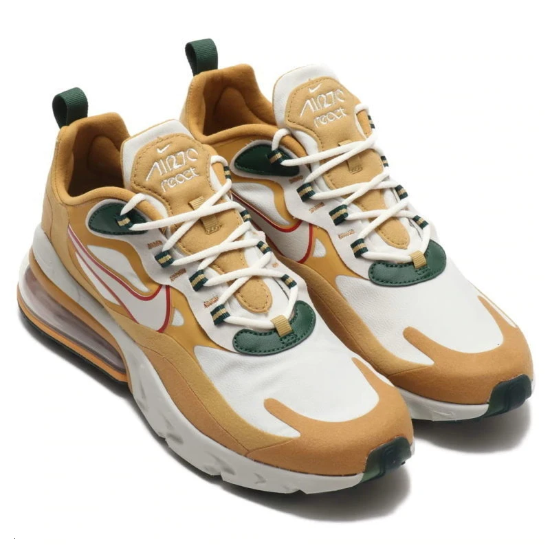 NIKE AIR MAX 270 REACT Новое поступление мужские кроссовки для бега на воздушной подушке спортивные кроссовки# AQ4971-300