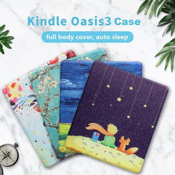 

For Kindle Oasis 10th Generation Case Auto Sleep/Wake Magnatic Cover for Kindle Oasis 2/3 9th 10th 2017 2019 Release