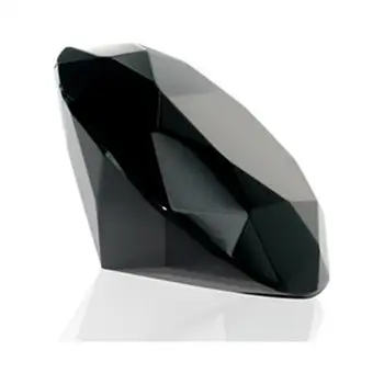 

Wedding Favors or Baby Shower Gifts 8cm Round Black Crystal Diamond