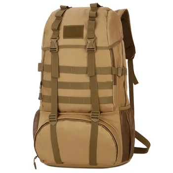 

50L Waterproof Molle Camo Tactical Backpack Military Army Hiking Camping Backpack Travel Rucksack Outdoor Climbing Hunting Bag