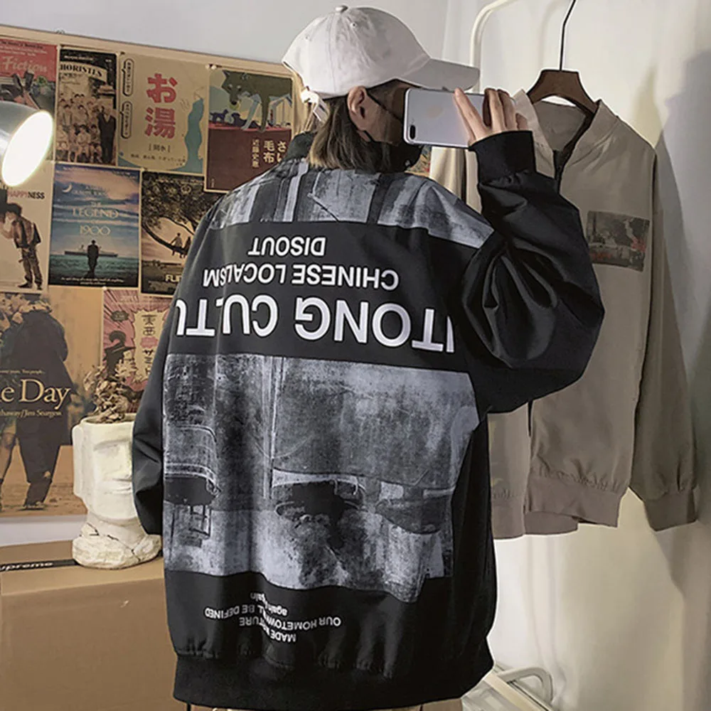 5XL 2020 трендовая куртка бомбер для женщин Harajuku готические повседневные куртки пар