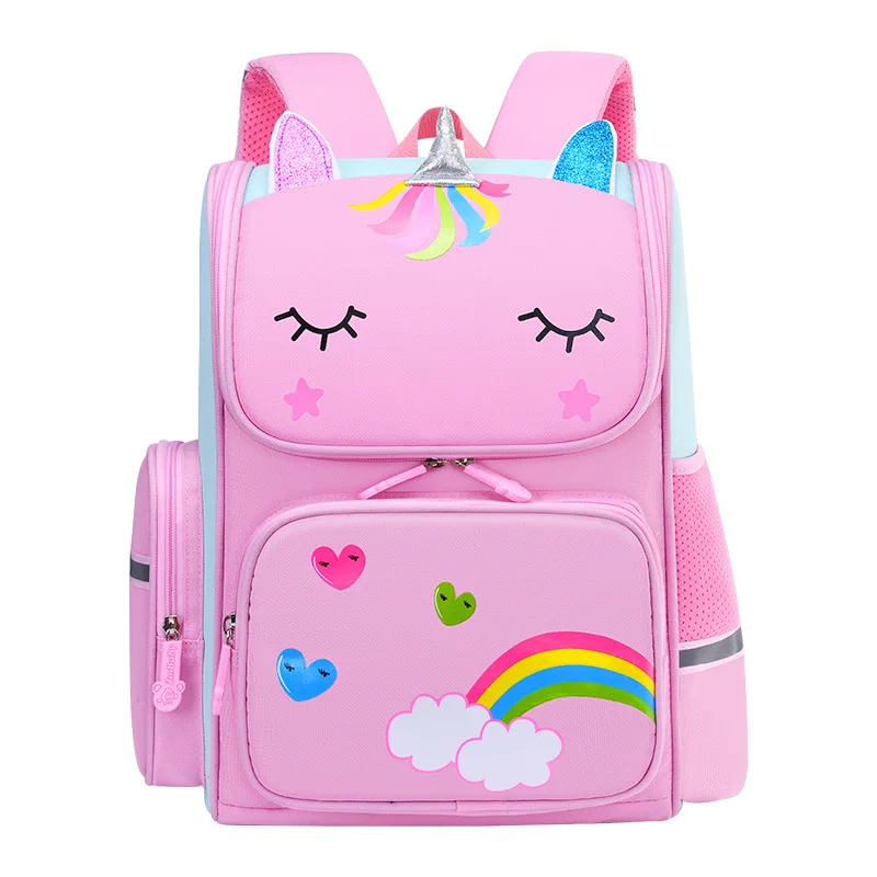 Rainbow Backpack School Bag Girls  School Bag Kids Bookbags Girls - New  School - Aliexpress