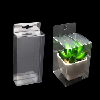 

Pvc Store Display Shelves Hanging Hole Hook Box Transparent Plastic Packing Souvenir Coffee Electronic Candy Cosmetic Toy Gift
