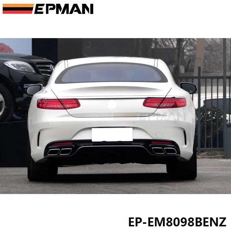 Хромированная нержавеющая сталь 304 для Mercedes Benz S65 S63 E63 наконечники глушителя