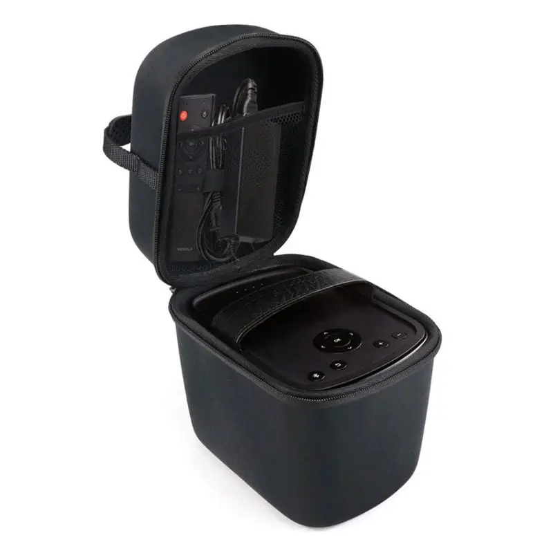 ##BUY Black Hard EVA Storage Bag Carrying Protective Case Cover Pouch for Anker Nebula Mars Mars II 300 ANSI LM Projector Accessories