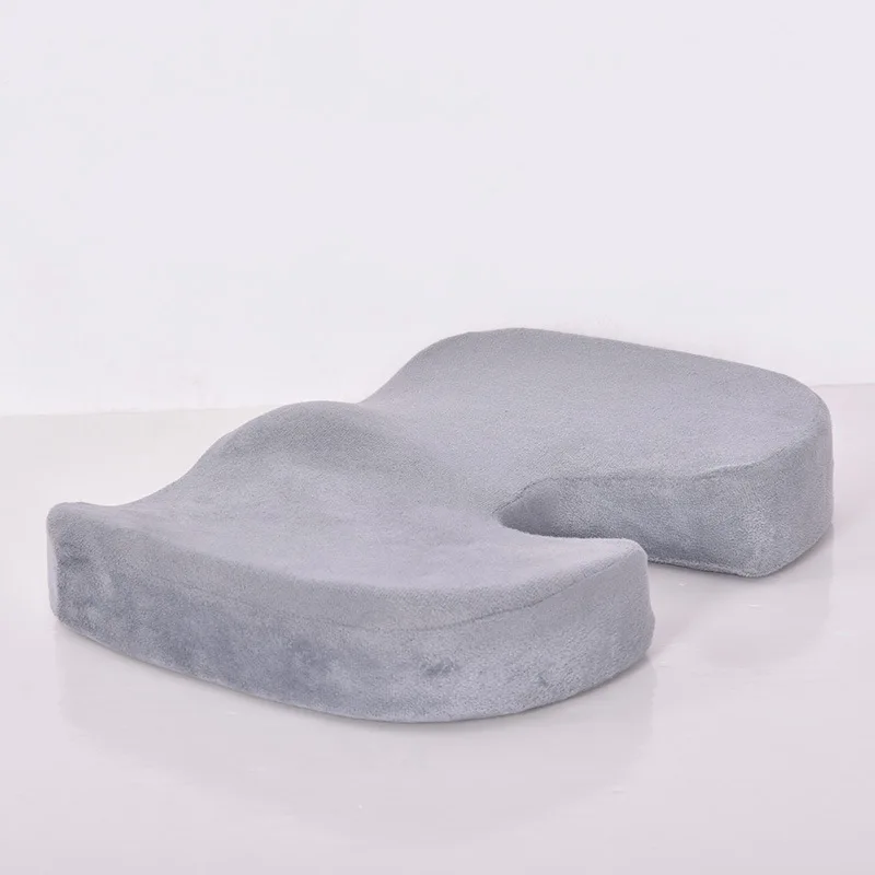 Seat Cushion Подушка для стула, 2 шт., подушка из пены с эффектом памяти для офисного автомобиля, набор подушек для позвоночника, копчик защищает сиденье, офисный диван, стул, Подушка для спины, поясной коврик - Цвет: Seat Cushion