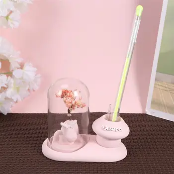 

Exquisite Pen Holder Portable Animal Shape Pencil Container Multiple-use Desk Organizer for Bedroom Office Home House