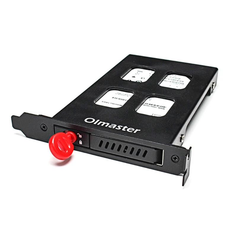 G5AA Oimaster Pci Mobile Rack Enclosure Hard Disk Drive Case Box For 2.5 Inch SATA SSD HDD Adapter