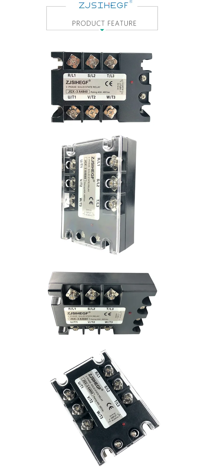 Трехфазное твёрдотельное реле 25 DA/AA 3-32VDC/70-280VAC трехфазное твердотельное реле output24-480VAC с радиатором для ПЛК оборудования